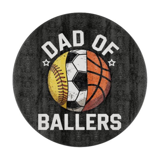 Vater der Baller Schneidebrett (Vorderseite)