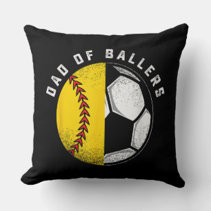 Vater der Baller Vater-Sohn-Softball-Fußballspiele Kissen