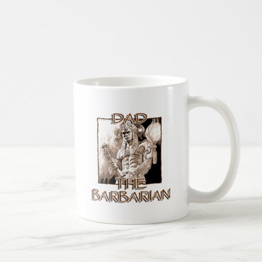 Vater der Barbaren-Tasse Kaffeetasse (Rechts)