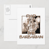 Vater der Barbarian Postcard Postkarte (Vorne/Hinten)