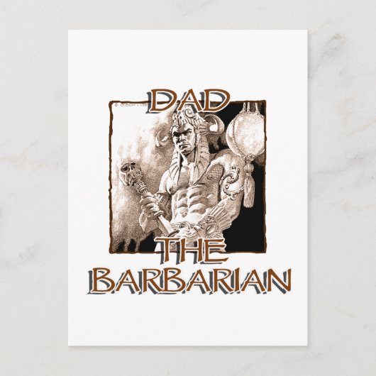 Vater der Barbarian Postcard Postkarte (Vorderseite)