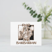 Vater der Barbarian Postcard Postkarte (Stehend Vorderseite)