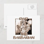 Vater der Barbarian Postcard Postkarte (Vorne/Hinten)