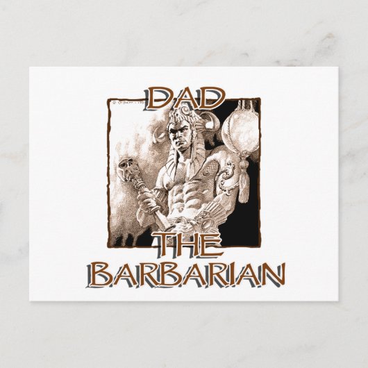 Vater der Barbarian Postcard Postkarte (Vorderseite)