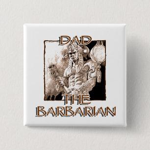 Vater der Barbarian Square-Taste Button
