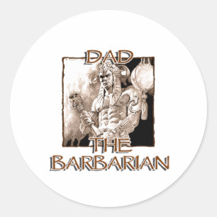 Vater der Barbarian Sticker