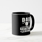 Vater der Basketball-Legende lustige Väter Tagesge Tasse (VorderseiteRechts)