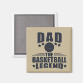 Vater der Basketballlegende Magnet (Vorderseite/Rückseite)