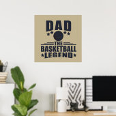Vater der Basketballlegende Poster (Heimbüro)