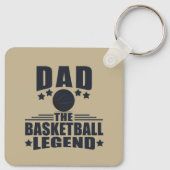 Vater der Basketballlegende Schlüsselanhänger (Rückseite)