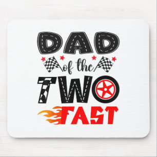 Vater der beiden schnellen 2. Geburtstagskarren Mousepad