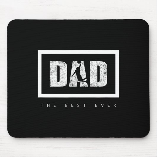 Vater Der beste Basketball aller Zeiten Mousepad (Vorne)