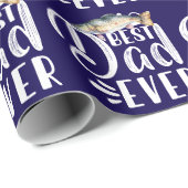 Vater der beste Papa aller Zeiten Geschenkpapier (Rolleneckpunkt)