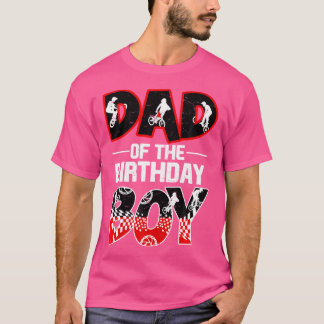 Vater der Bike Matching Family des Geburtstags T-Shirt
