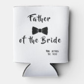 Vater der Braut - bearbeitbarer Text und Bild Dosenkühler (Vorderseite)