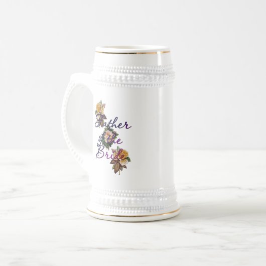 Vater der Braut Bierglas (Vorderseite Links)