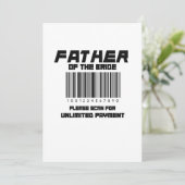 Vater der Braut Bitte suchen Sie nach Bezahlung (Stehend Vorderseite)