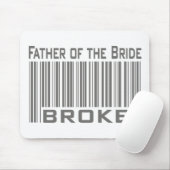 Vater der Braut brach Mousepad (Mit Mouse)