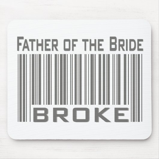 Vater der Braut brach Mousepad (Vorne)