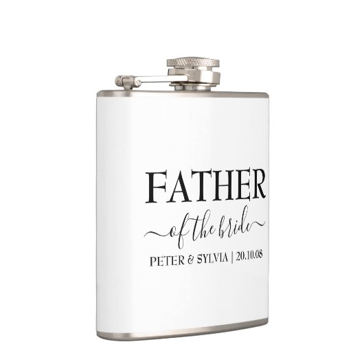 Vater der Braut-Braut-Sitte Flachmann (Rechts)