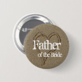 Vater der Braut Button (Vorne & Hinten)