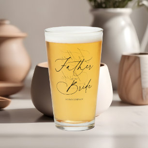Vater der Braut Chic Glas