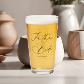 Vater der Braut Chic Glas