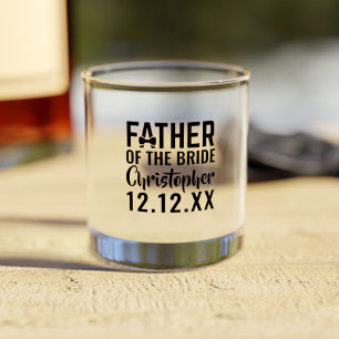Vater der Braut Danke Whiskey Glass Whiskyglas