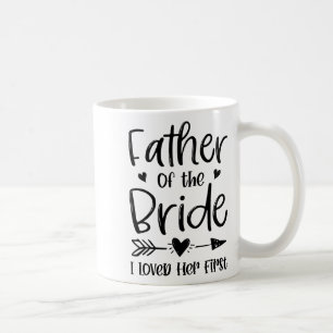 Vater der Braut, die ich liebte, ihre erste Ehe wo Kaffeetasse