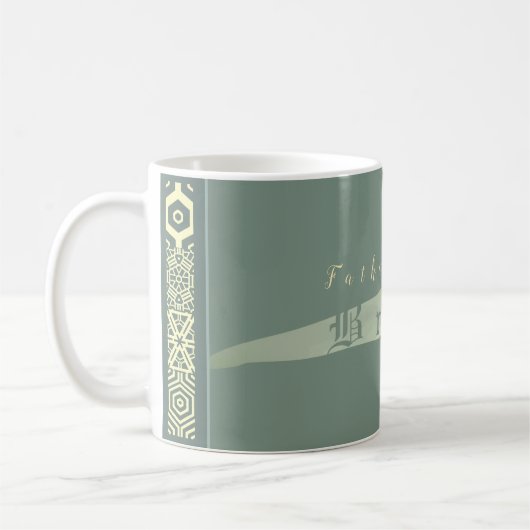"Vater der Braut"Drk.Aquamarin Hochzeitstext "Lieb Kaffeetasse (Links)