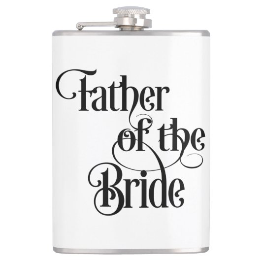 Vater der Braut Flachmann (Vorderseite)