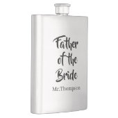 Vater der Braut Geschenk für Eltern von Brautpaare Flachmann (Rechts)