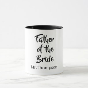 Vater der Braut Geschenk für Eltern von Brautpaare Tasse
