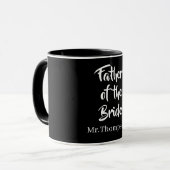 Vater der Braut Geschenk für Eltern von Brautpaare Tasse (Vorderseite Links)