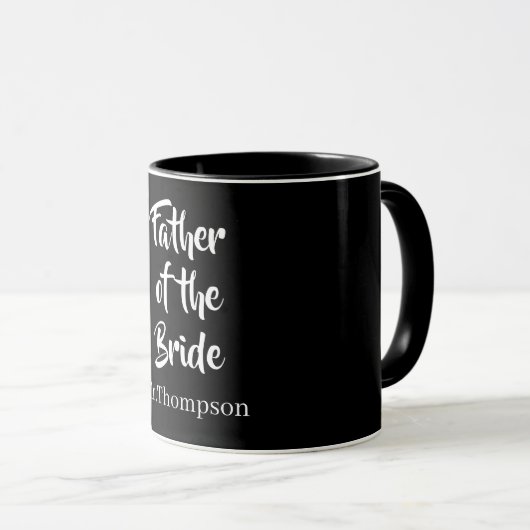 Vater der Braut Geschenk für Eltern von Brautpaare Tasse (VorderseiteRechts)