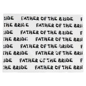 "Vater der Braut" Geschenk-Tasche Große Geschenktüte (Rückseite)