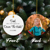 Vater der Braut Geschenk von Tochter, Vater Keramik Ornament