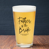 Vater der Braut Glas