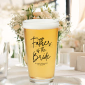 Vater der Braut Glas