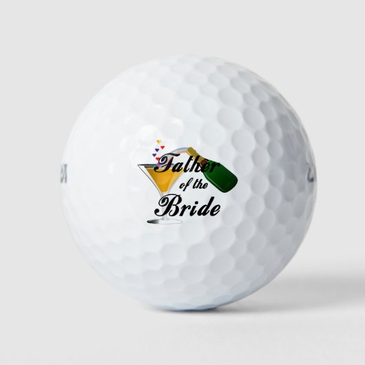 Vater der Braut Golfball (Vorderseite)