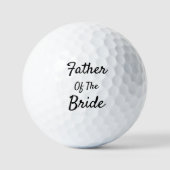 Vater der Braut Golfball (Vorderseite)