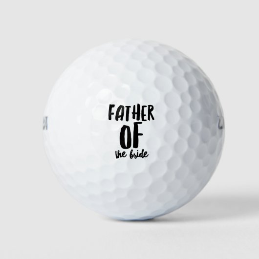 Vater der Braut Golfball (Vorderseite)
