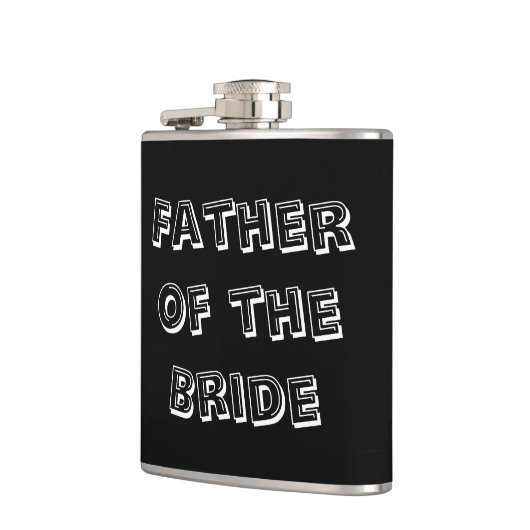 Vater der Braut | Hochzeit Flachmann (Links)