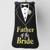 Vater der Braut Hochzeit Tuxedo individuell anpass Golf Headcover (Rotieren 90)