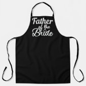 Vater der Braut Hochzeitfamilie Matching Schürze (Vorderseite)