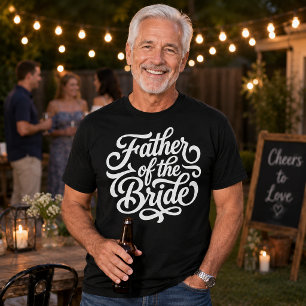 Vater der Braut Hochzeitsfeier T-Shirt