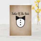 Vater der Braut Karte (Gelbe Blume)