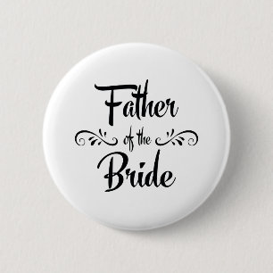 Vater der Braut Lustiges Probedinner Button