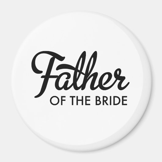 Vater der Braut Magnet (Vorne)