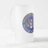 Vater der Braut Mattglas Bierglas (Vorderseite Links)